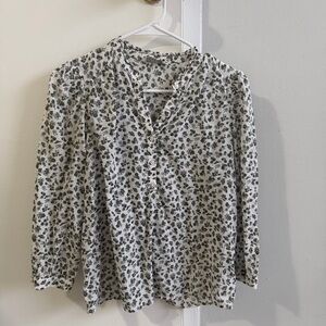 Lucky Brand Floral Print Top
